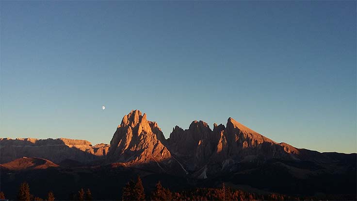Sassolungo / Sassopiatto - sunset