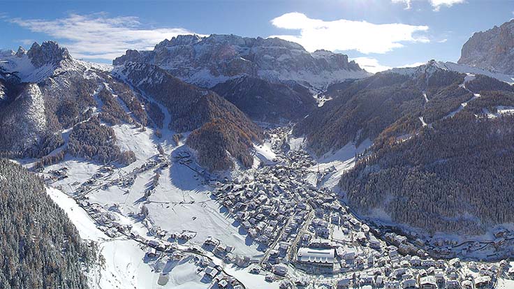 Selva Val Gardena d'inverno
