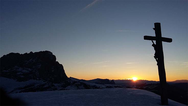 Tramonto Sassolungo, Ciampinoi